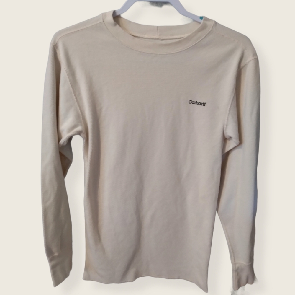 Men's medium Cathcart cream thermal long sleeve